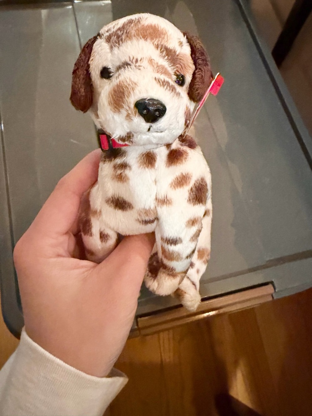 Ty Beanie Baby Bo Dalmatian Dog Plush with Tag Spotted Puppy Classic
